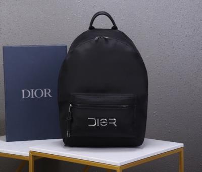 wholesale quality christian dior backpack oblique 93306 all black