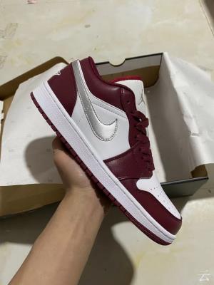 wholesale quality air jordan 1 low bordeaux