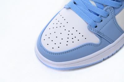 wholesale quality air jordan 1 travis scott x air jordan 1 low white blue