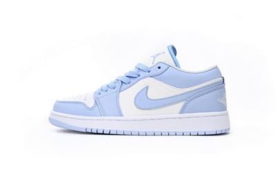 wholesale quality air jordan 1 travis scott x air jordan 1 low white blue