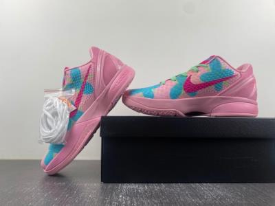 wholesale quality nike zoom kobe 6 kd 6 model no. 28 pink