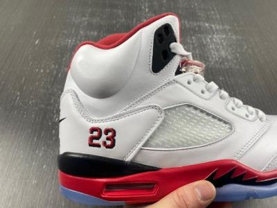 wholesale quality air jordan 5 'fire red'