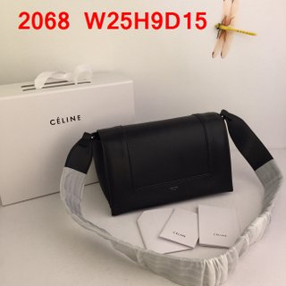 Celine 2068 messenger bag all black 41557