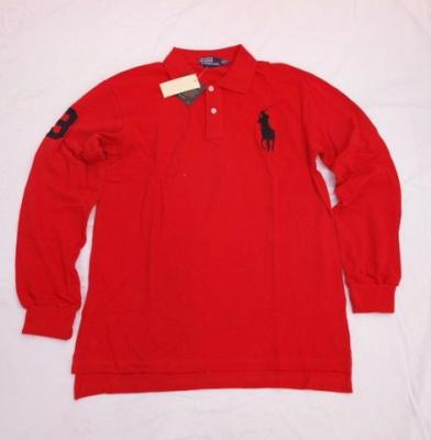 Ralph Lauren men Polo shirt-long sleeve-red No.325